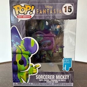 Disney Sorcerer Mickey Pop! Art Series - Purple and Green #15